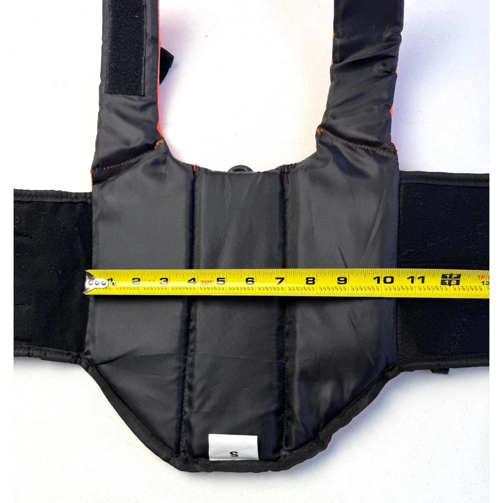Dog Life Jacket Size Small Orange Reflective Safety Vest Rescue Handle Swim PFD